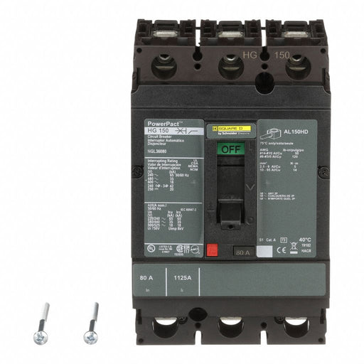 Circuit Breaker 80A 3P 600VAC HG