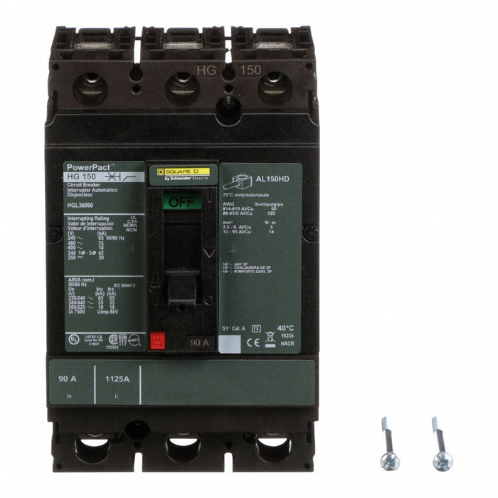 Circuit Breaker 90A 3P 600VAC HG