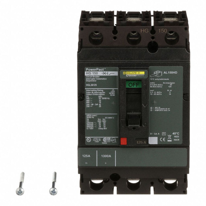 Circuit Breaker 125A 3P 600VAC HG