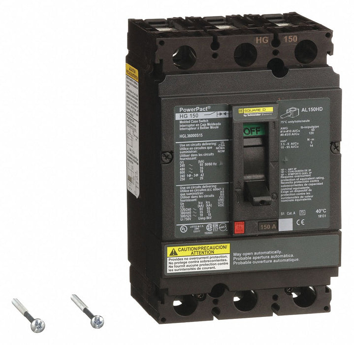 Circuit Breaker 150A 3P 600VAC HG
