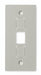 Three-Jack Faceplate White PVC Plates