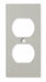 Duplex Faceplate White PVC Plates