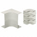 Internal Elbow Base/Cover Office White