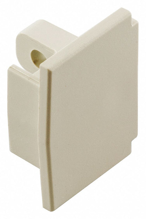 End Cap White PVC Lan-Trak(R) Caps