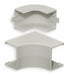 Internal Elbow Base and Cover White