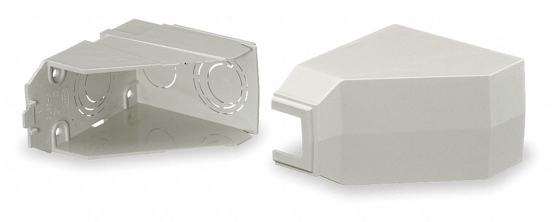 Ceiling Adapter White PVC Lan-Trak