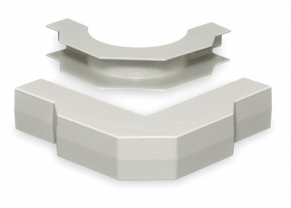 External Elbow Base and Cover White