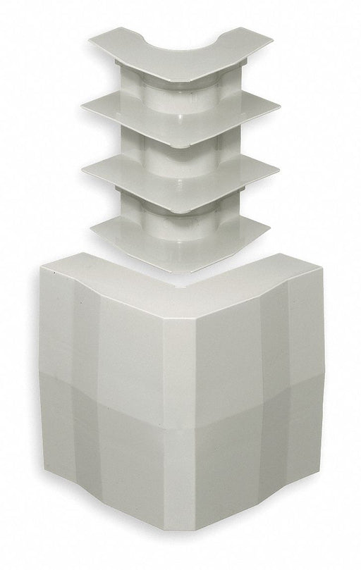 External Elbow Base and Cover White