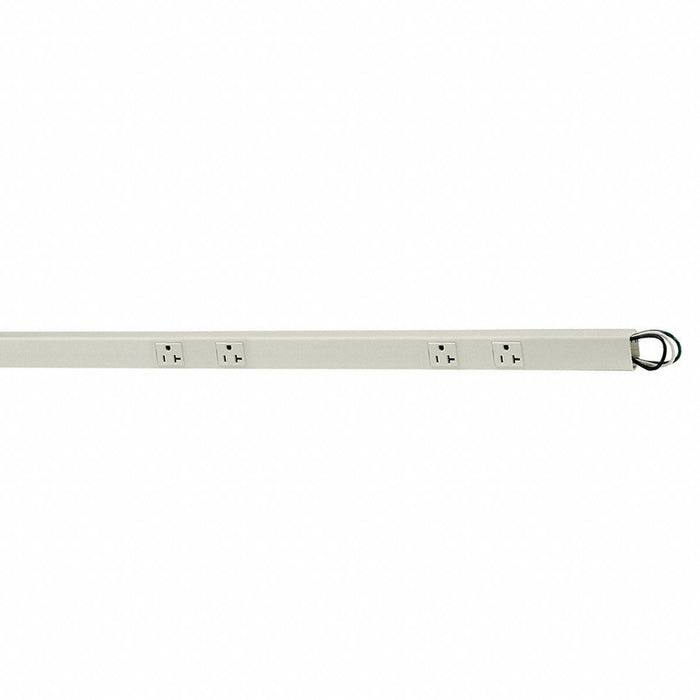 Prewired Raceway 8 Outlets 18 in D