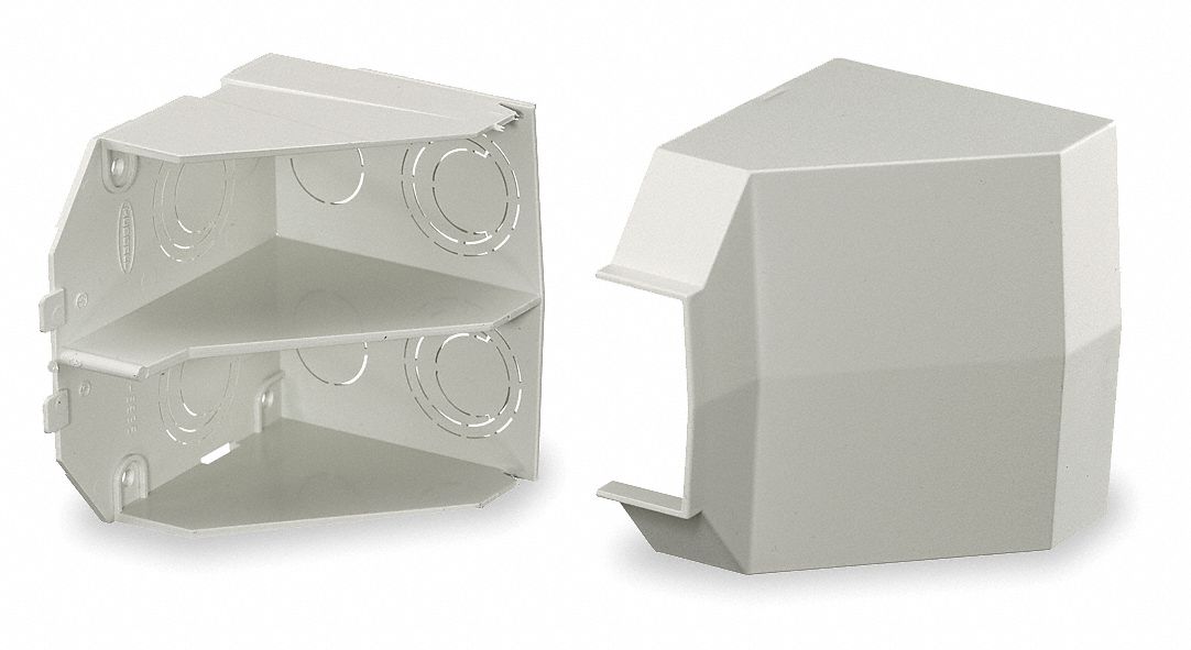 Ceiling Adapter Off White PVC Wall-Trak