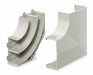 Flat Elbow Base and Cover White