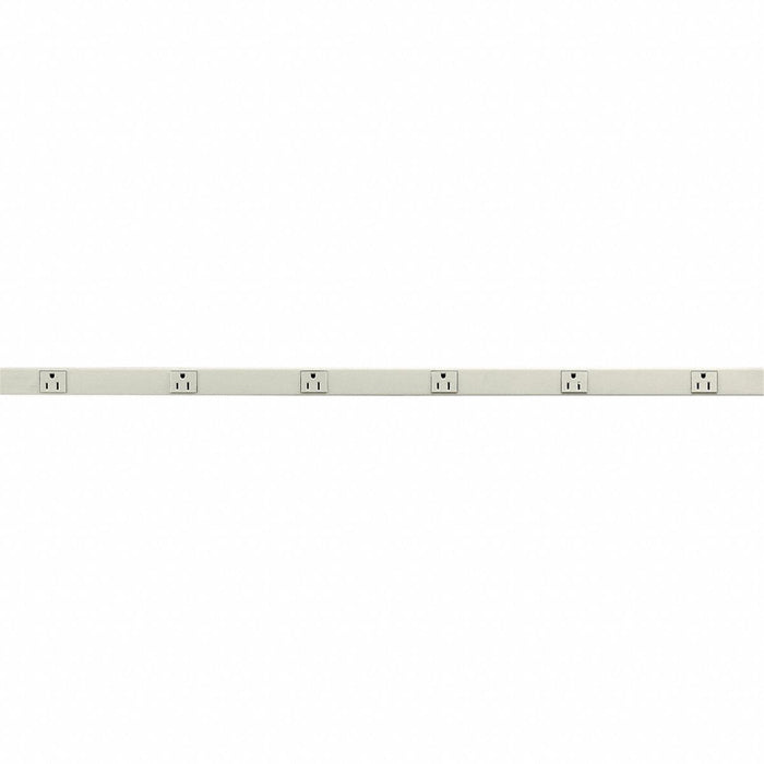 Prewired Raceway 6 Outlets 3 ft L