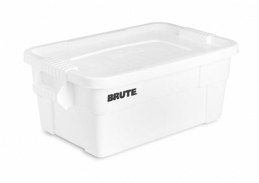 F8714 Storage Tote White Solid Plastic