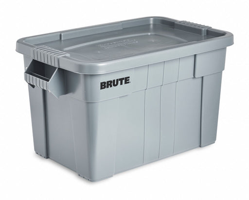 F8728 Storage Tote Gray Solid Plastic