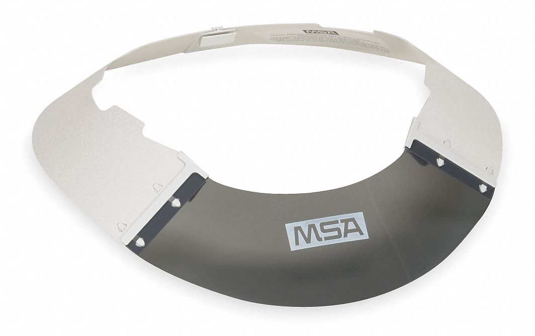 Visor Polycarbonate Gray/White