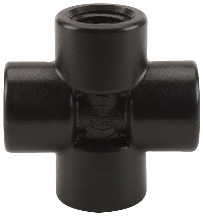 PP Cross 1/2 in NPT