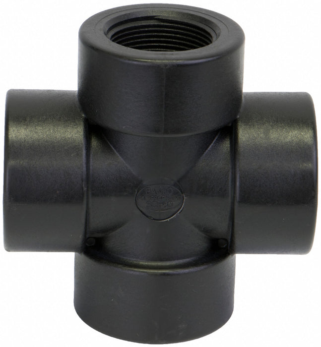 PP Cross 1 1/4 in NPT