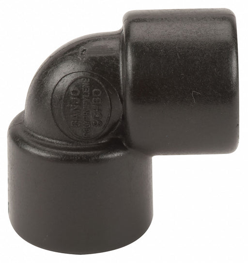 PP 90 Elbow 1/2 in NPT 1/2 in NPT