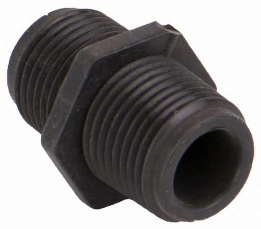 PP Straight 3/8 in NPT 3/8 in NPT
