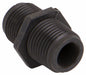 PP Straight 3/8 in NPT 3/8 in NPT