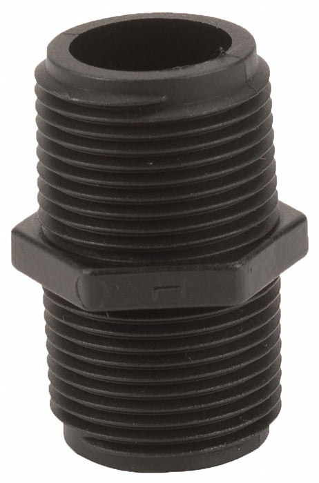 PP Straight 3/4 in NPT 3/4 in NPT