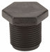 Hex Head Plug 3/4 in Schedule 80 MNPT