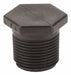 Hex Head Plug 1 in Schedule 80 MNPT