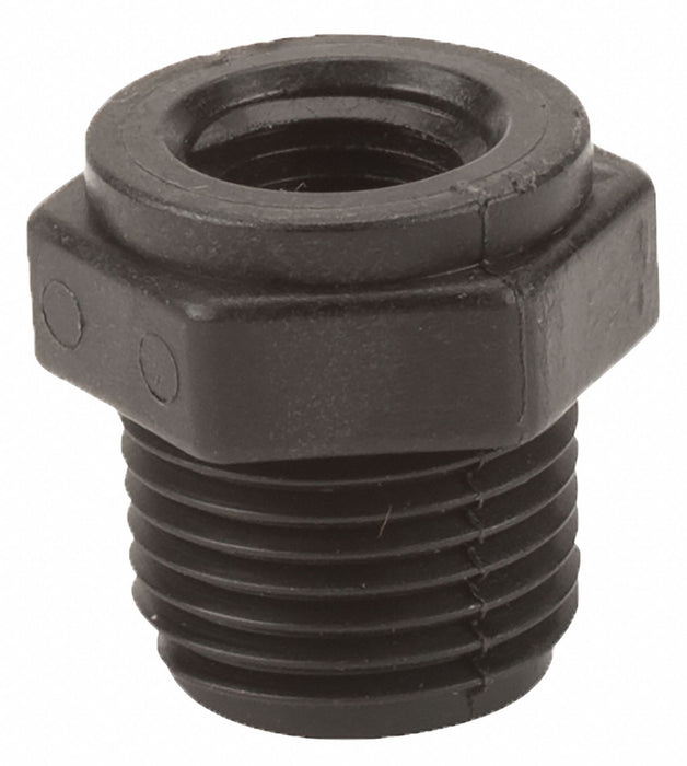 PP Bushing 1/2 in NPT 1/4 in NPT