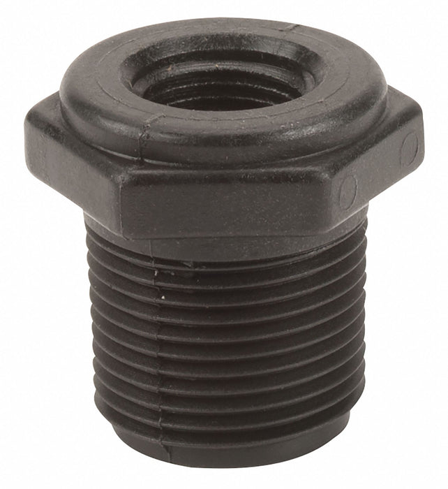 PP Bushing 3/4 in NPT 3/8 in NPT