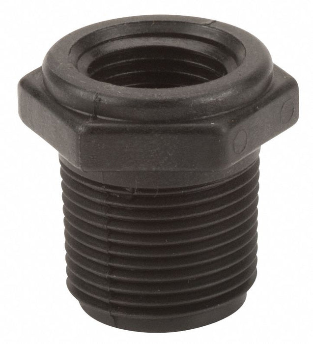 PP Bushing 3/4 in NPT 1/2 in NPT
