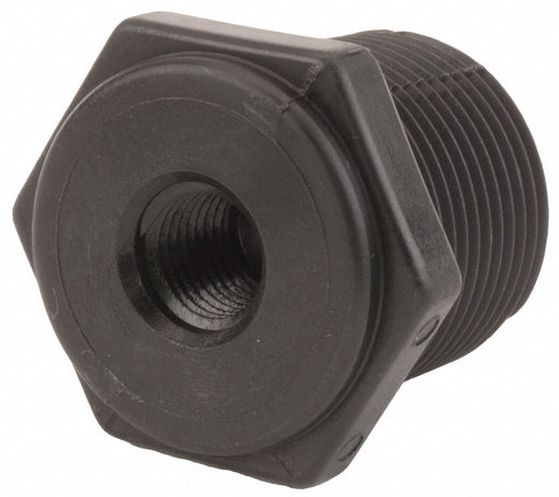 PP Bushing 1 in NPT 1/4 in NPT