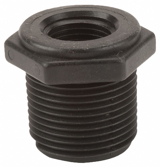 PP Bushing 1 in NPT 1/2 in NPT