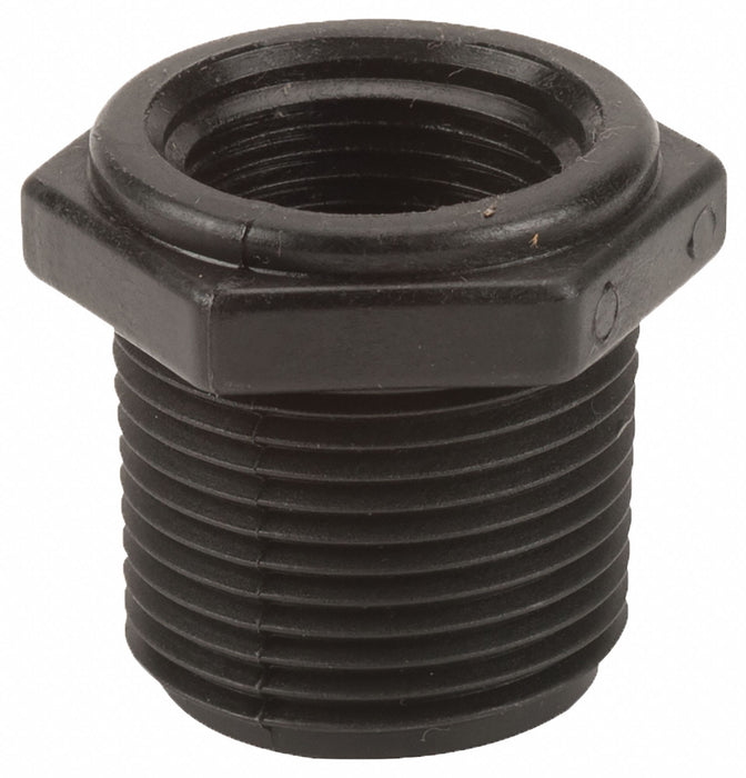 PP Bushing 1 in NPT 3/4 in NPT