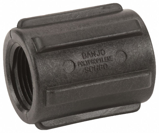 PP Coupling Body 1 in NPT 3/4 in NPT