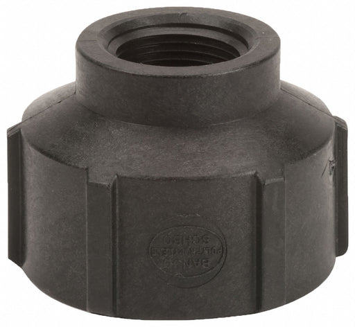 PP Coupling Body 2 in NPT 1 in NPT
