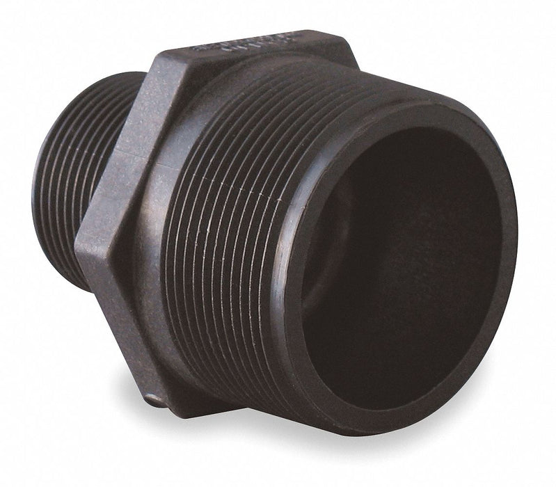 PP Straight 1 1/2 in NPT 1 1/4 in NPT