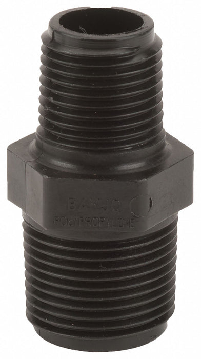 PP Straight 3/4 in NPT 1/2 in NPT