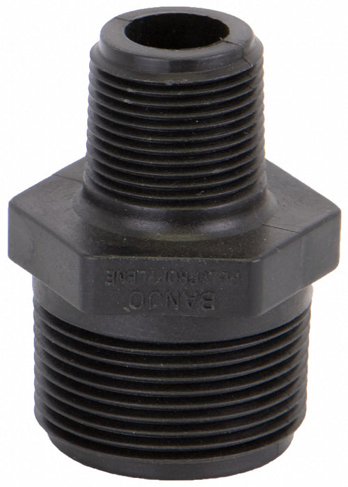 PP Straight 1 1/4 in NPT 3/4 in NPT