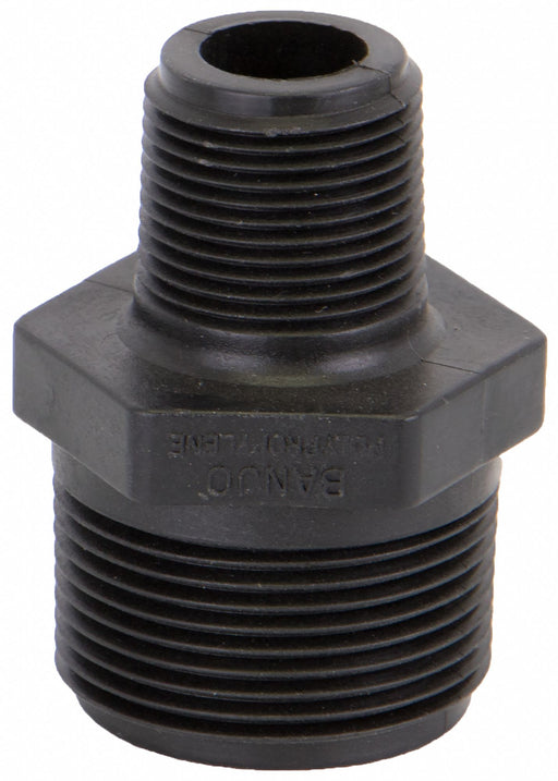 PP Straight 1 1/4 in NPT 3/4 in NPT