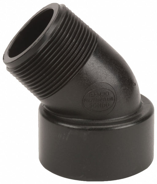 PP 45Elbow 11/2inNPT 11/2inNPT
