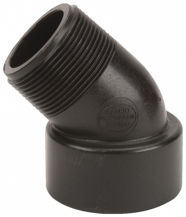 PP 45Elbow 11/2inNPT 11/2inNPT