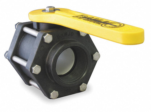 Manual 2-Way Ball Valve NPT Polypro