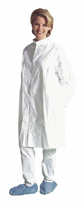 D1434 Lab Coat XL White Tyv IsoClean PK30