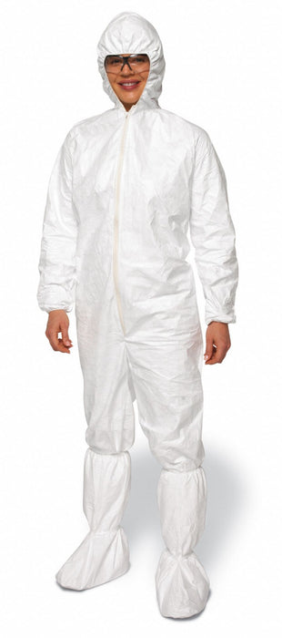 D1429 Coveralls XL Wht Tyvek IsoClean PK25