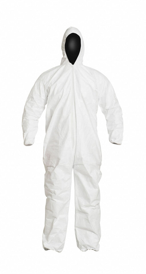 D1429 Coveralls L Wht Tyvek IsoClean PK25