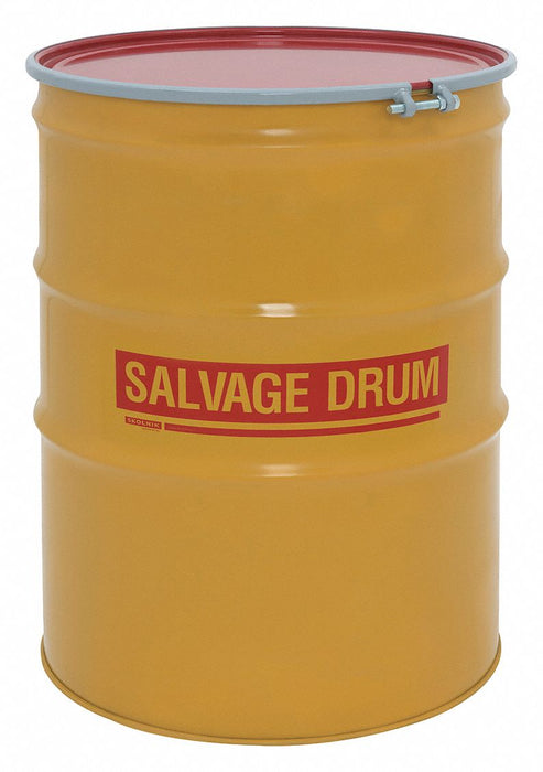 Salvage Drum Steel 42.75 in H Red