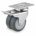 Plate Caster Swivel Rubber 4 1/16 H