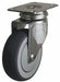 Plate Caster Swivel Rubber 7 7/16 H