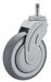 Stem Caster 5 dia Rubber 220lb