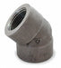 45 Elbow Forged Steel 1/8 in FNPT